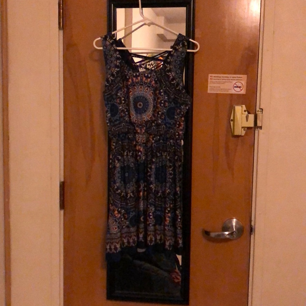 Maurice’s Blue and Coral Dress